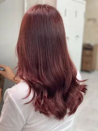 ミディアム カラー ショーヤ/ブリーチ /バレイヤージュのヘアスタイル