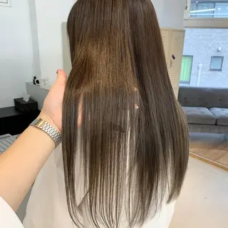 ロング カラー ハッシュカット/ハイ トーン/MANAMIのヘアスタイル