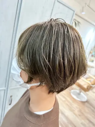 ショート ピンク・ラベンダー/ レイヤー/NANAのヘアスタイル