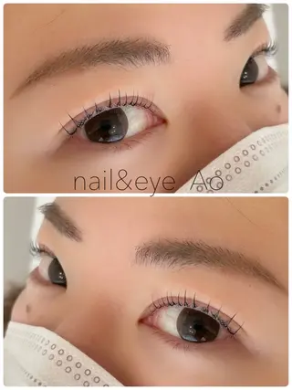 ミディアム nail&eye Aoのマツエク・マツパデザイン