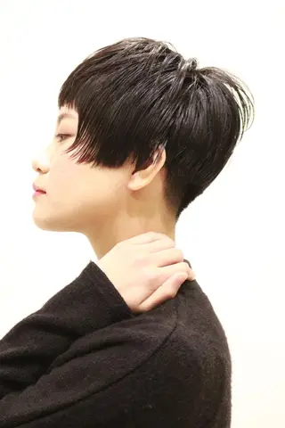 ショート カラー 髪質改善美容師 中村　一のヘアスタイル