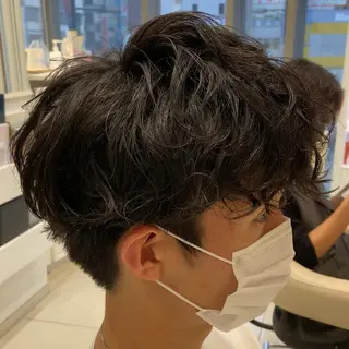 パーマ メンズ メンズ縮毛矯正 ♠️店長下平隼人のヘアスタイル