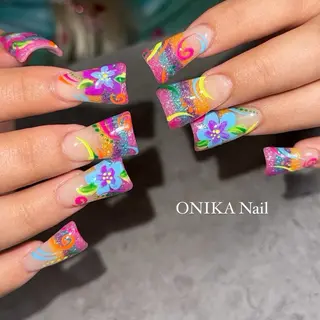 ネイル ONIKA Nail 青山通り店所属・ONIKA Nail 表参道A4🦋2分のネイルデザイン