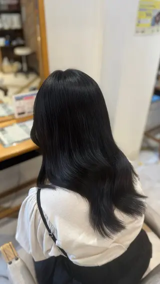 ミディアム カラー 😈せいと😈 カットモデル/カラーのヘアスタイル
