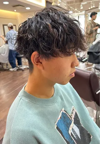 パーマ メンズ メンズ/艶髪/カラー サクラ🌸のヘアスタイル