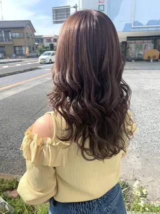 ロング カラー 田中大星 /ボブ 縮毛矯正のヘアスタイル