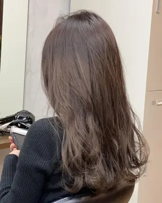 セミロング カラー ANGELICA 天理店のヘアスタイル