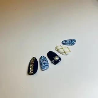 ネイル 四之宮 百花のネイルデザイン