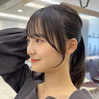 セミロング ✨小顔顔まわり✨ サイトウ　アツキのヘアスタイル