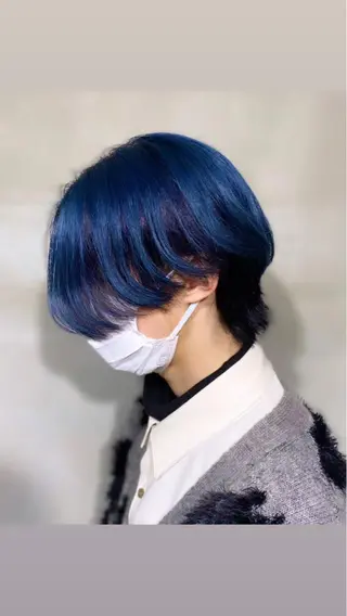 カラー メンズ そうや🐺ブリーチ/ デザインカラーのヘアスタイル