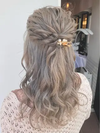 セミロング 艶ピンク*ヘアセット 🌙shioriのヘアスタイル