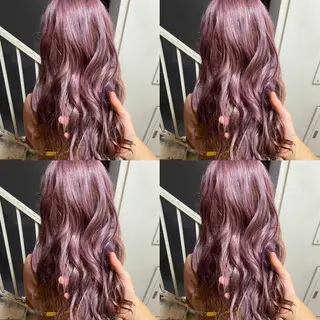 セミロング カラー ヘアアレンジ 🦋韓国ヘア 坂本 菜摘🦋のヘアスタイル