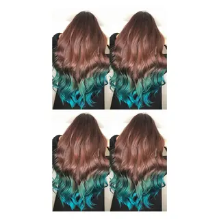 ロング カラー 髪質改善/縮毛矯正/ 韓国ヘア/店長敦士のヘアスタイル