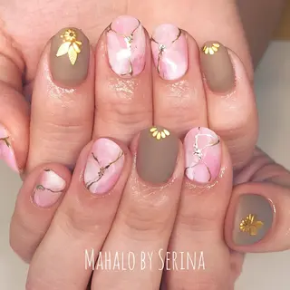 ショート カラー ネイル SUNNY BAE. SERINAのネイルデザイン