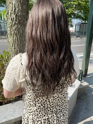 セミロング カラー 髪質改善美容室Lust所属・美容室Lust💚 嶋崎 鷹のヘアスタイル