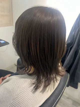 カラー 🥣🫧‪艶カラー 🦋アカマ ミユ🦋のヘアスタイル