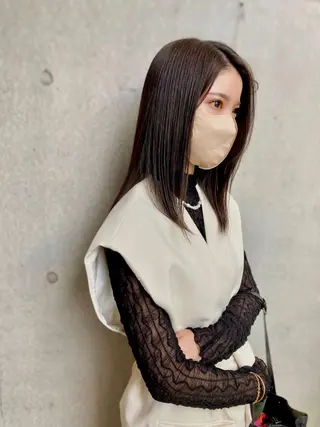 ミディアム カラー ボブ& 髪質改善FUMIYAのヘアスタイル