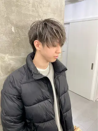 カラー メンズ 中井 一葉のヘアスタイル