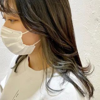 ミディアム カラー 伊藤ゆかり/髪質改善 /透明感カラーのヘアスタイル