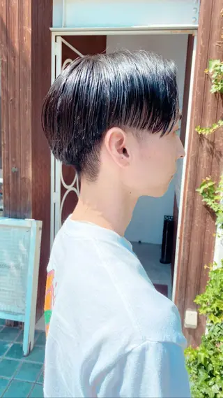 ショート パーマ メンズ WEG所属・韓国レイヤー/艶髪 WATSUKIのヘアスタイル