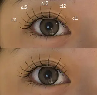 マツエク・マツパ NORA hinataのマツエク・マツパデザイン