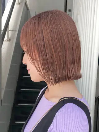 ミディアム カラー yiye 青山所属・無料カットモデル募集 🌱ひょうがのヘアスタイル