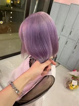 ミディアム ハイトーン×エクステ 💞くるみのヘアスタイル