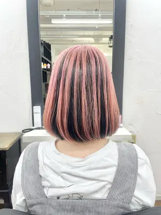 ミディアム カラー 青木 優歩のヘアスタイル