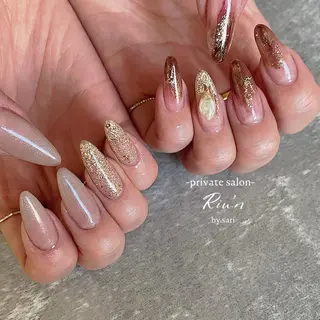 ロング Riu*n -private-のネイルデザイン