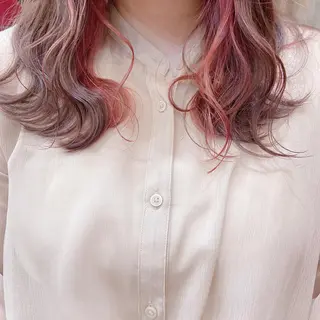 ミディアム カラー 暗髪/艶髪/Ono .のヘアスタイル