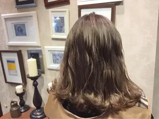 ミディアム カラー パーマ ヘアアレンジ moku所属・【mokuオーナー】 ちはるのヘアスタイル