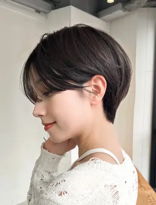 ショート 池袋　似合わせショー トヘア　萩原 佑紀のヘアスタイル