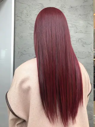ロング カラー 佐山 聖玲奈のヘアスタイル