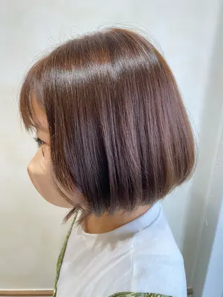 ショート カラー kanon♡ 暖色カラー‎🤍のヘアスタイル