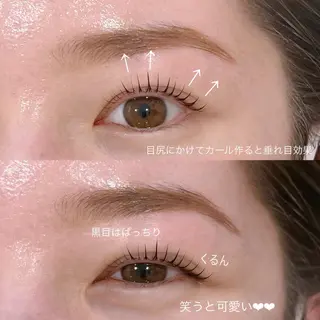 マツエク・マツパ 1d by SUNVALLEY所属・kuroda nene ☺︎❤︎のマツエク・マツパデザイン