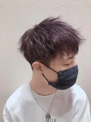 ショート カラー ヘアアレンジ メンズ メンズZina代表 田端 麗治のヘアスタイル