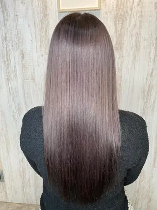 ロング カラー 縮毛矯正・髪質改善 人気No1🩶北島のヘアスタイル
