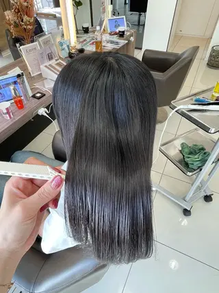 ミディアム 鎌倉/アレンジ/暗髪 /髪質改善/ ユキミのヘアスタイル