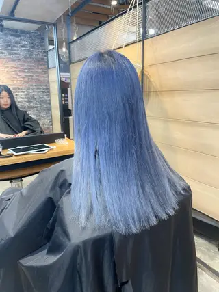 ロング カラー youres hair 髪質改善トリートメント&ヘッドスパ  新宿三丁目店【ユアーズヘア】所属・🦋透明感カラー 👑NODOKA🦋のヘアスタイル