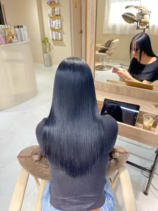 セミロング カラー 【haire】ヘアリ ー🎀mitsukiのヘアスタイル