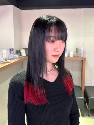 ロング カラー 🐺ウルフオタク🐺 ハイトーン/moeのヘアスタイル