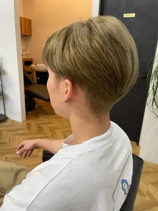 ショート カラー パーマ ヘアアレンジ メンズ レイヤー/似合わせ MADOKAのヘアスタイル