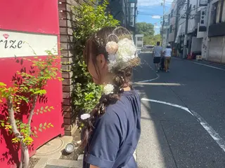 ロング ♡ヘアセット.ピンク Ayakaのヘアスタイル