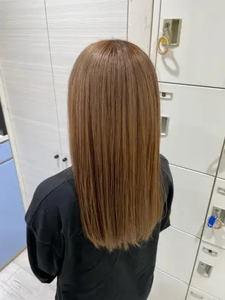 ロング カラー soin de brace 立花店所属・原 壱弥のヘアスタイル