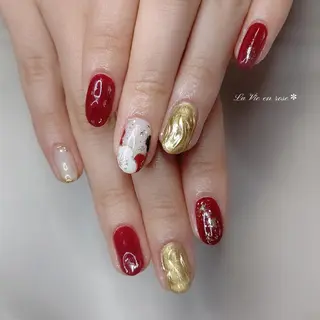 ネイル ラヴィアン ローズのネイルデザイン