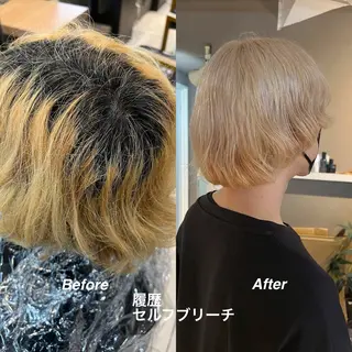 ショート カラー daiki 原宿のヘアスタイル