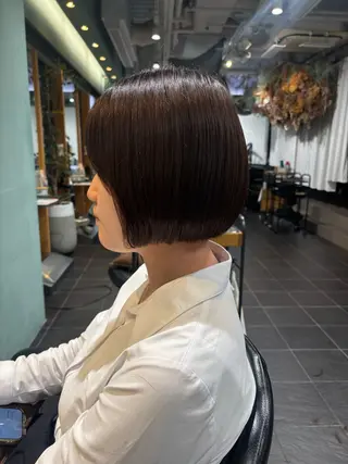 ショート ¥0カットパーマ/ 表参道/lucaのヘアスタイル