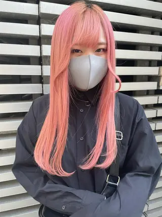 ロング カラー 岩戸 新のヘアスタイル