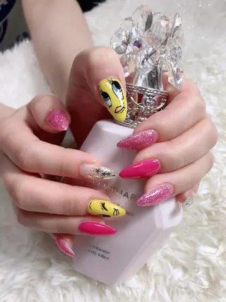 ロング ネイル ☺︎山部 志麻☺︎のネイルデザイン