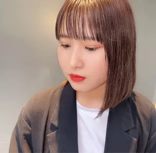 ミディアム カラー BeB HAIR&MAKE所属・🌸加藤 彩🌸のヘアスタイル